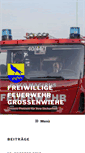 Mobile Screenshot of feuerwehr-grossenwiehe.de